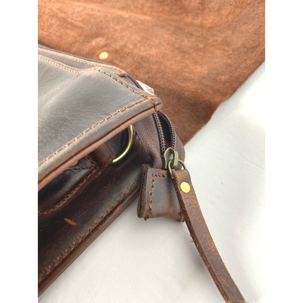 Cuero Messenger Bag, The Antiquarich leather, Reto, Rustic Bag, NEW - Picture 7 of 12